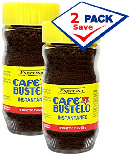 Bustelo Instant Cuban Coffee 1.75 Oz Pack of 2